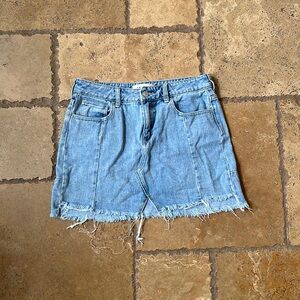 Blue Light Wash Pacsun Mini Skirt 27W